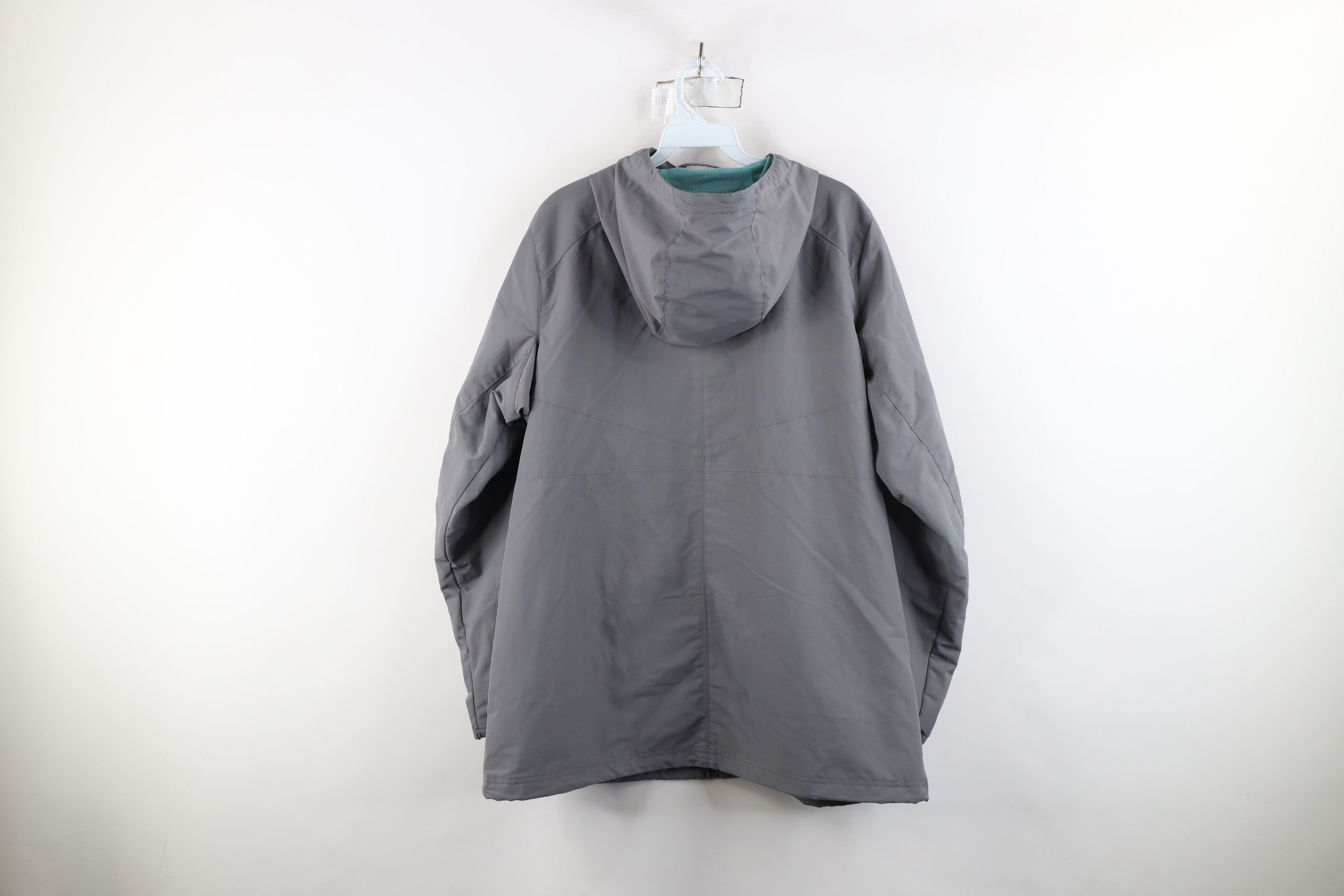 Duluth Trading Company × Vintage Duluth Trading Co Full Zip Hooded Parka Jacket Gray Size L / US 10 / IT 46 - 10 Thumbnail