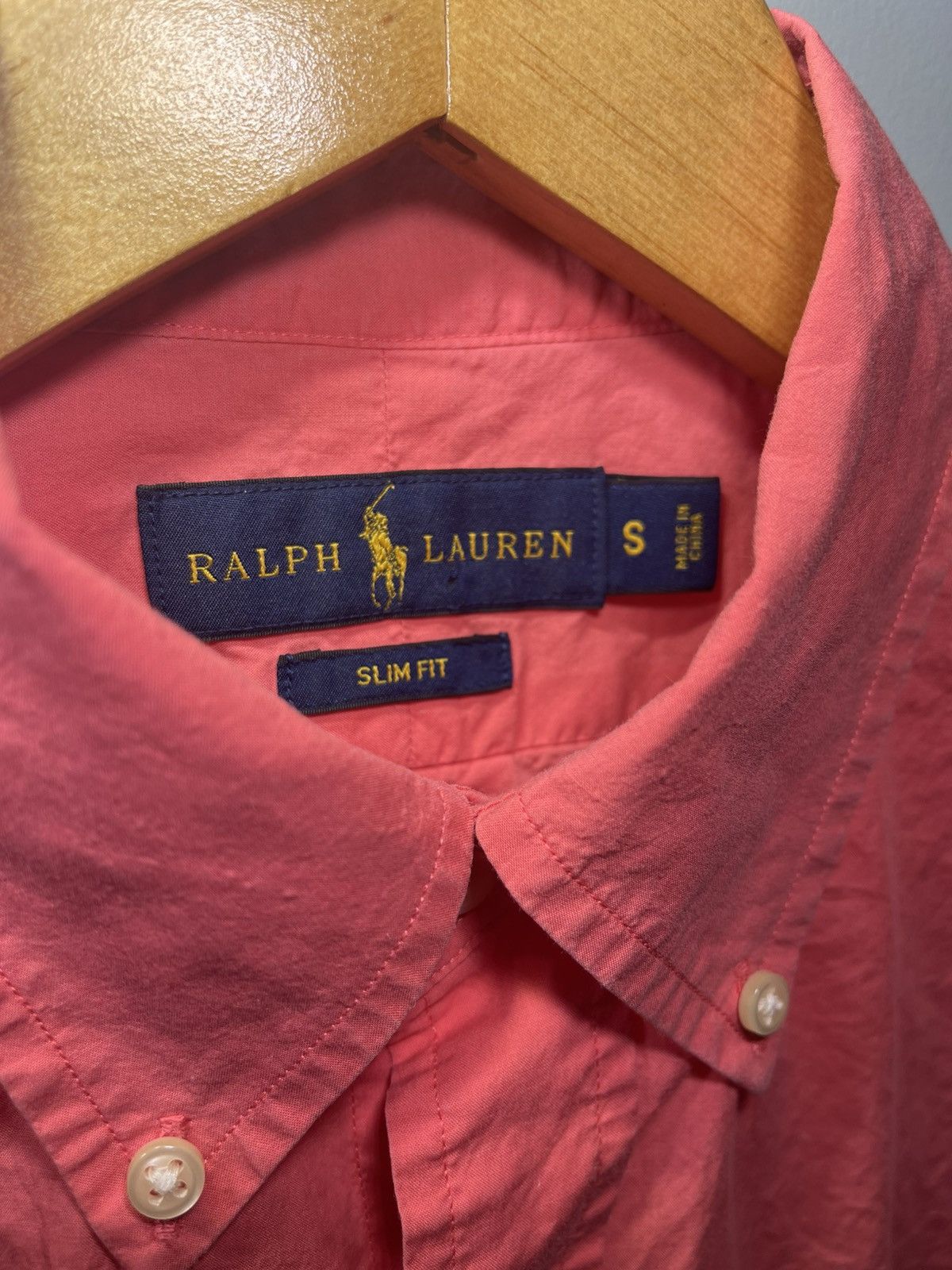 Polo Ralph Lauren Polo Ralph Lauren Slim Fit Twill Shirt Men’s Sz S Sunset Red Size US S / EU 44-46 / 1 - 3 Thumbnail