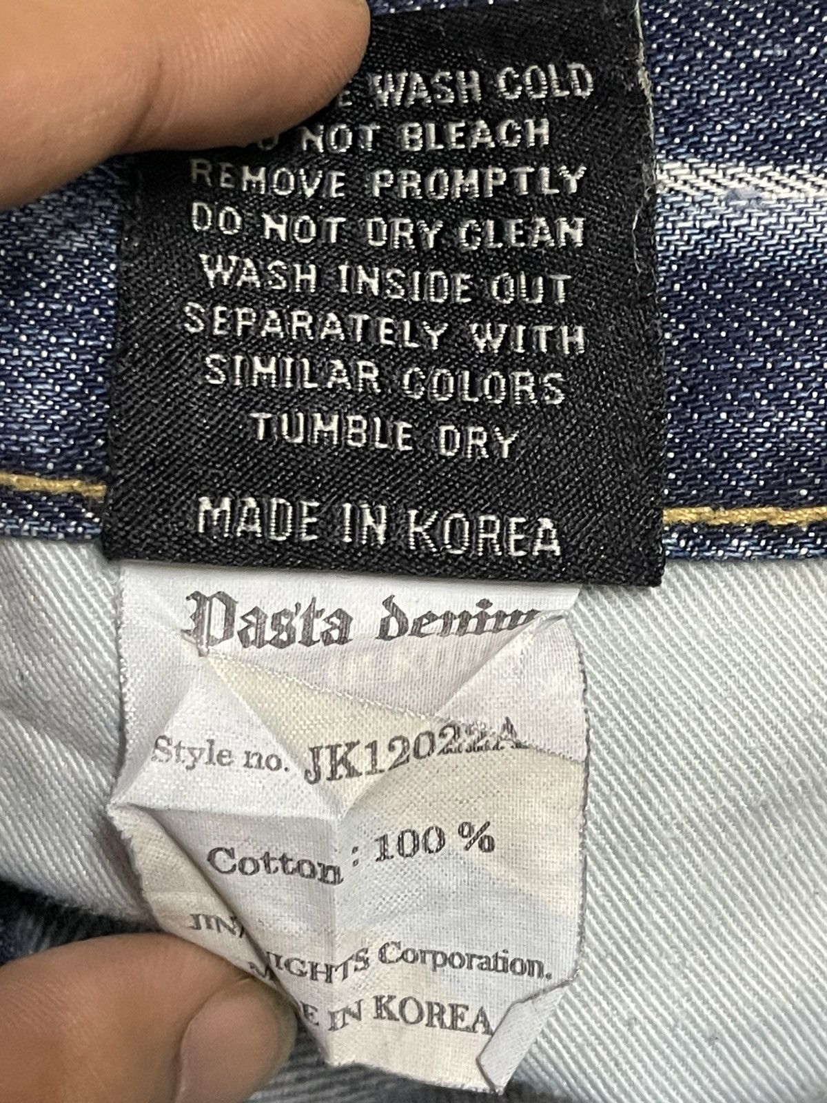 semanticdesign Vintage Japanese Brand Blue Wash Distressed Loose Jeans Size US 30 / EU 46 - 10 Thumbnail
