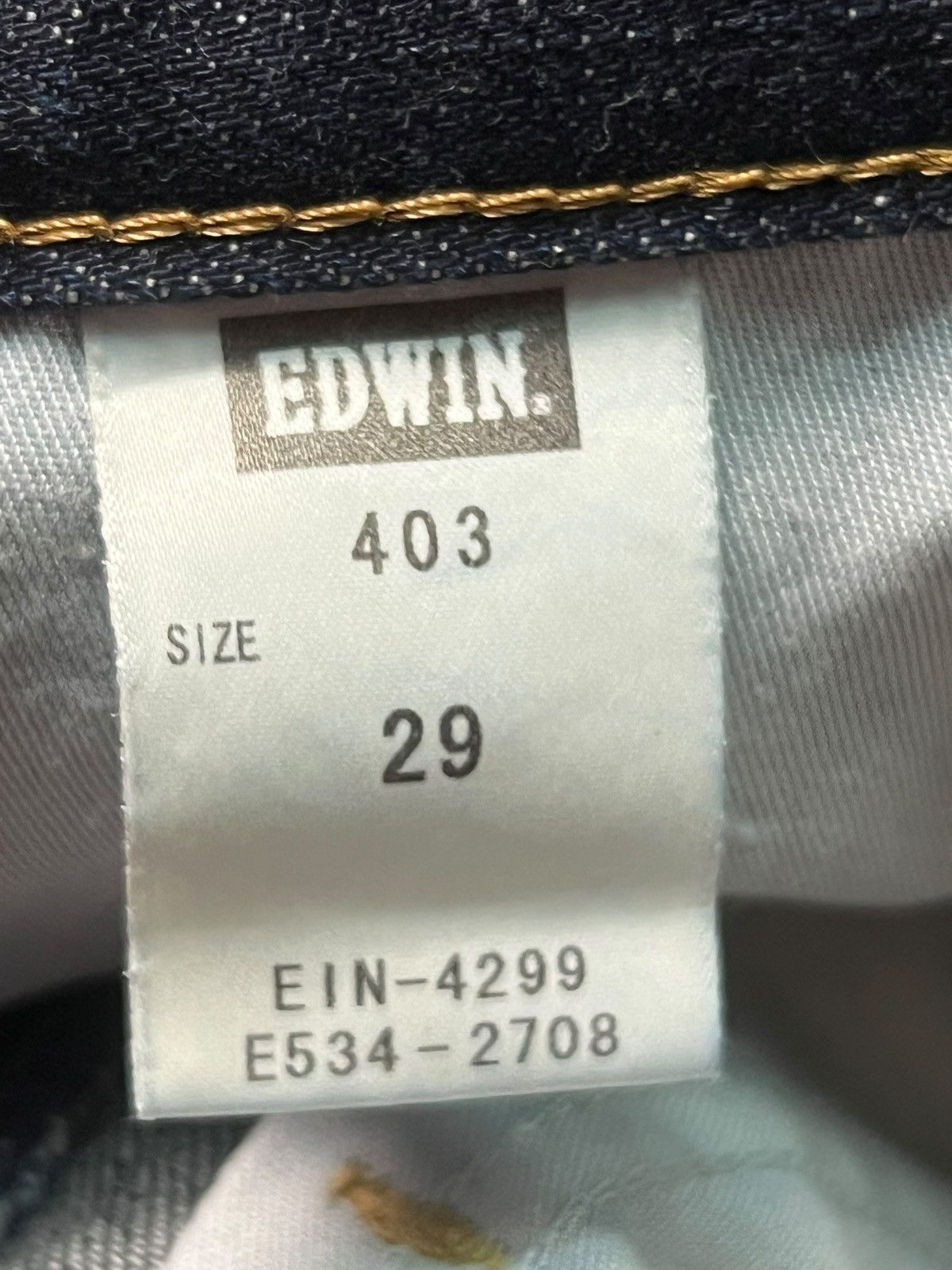 Edwin Vintage Edwin 403 Japan - Faded Whisker Wash Jeans Size US 32 / EU 48 - 13 Thumbnail