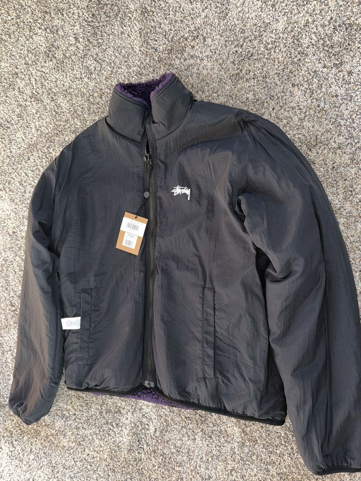 Stussy Stussy 8ball Sherpa Fleece Reversible Jacket Size US L / EU 52-54 / 3 - 15 Thumbnail