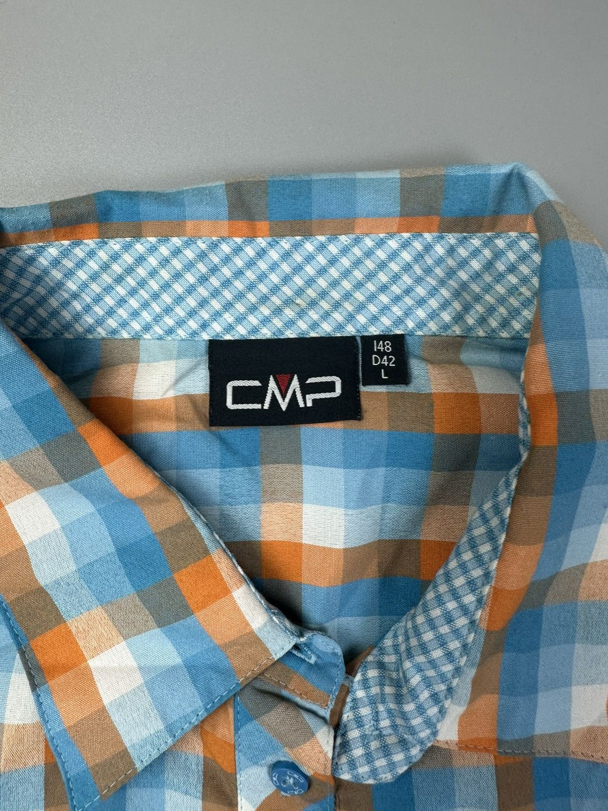 Other Unisex Short-sleeve button shirt CMP outdoor Size L / US 10 / IT 46 - 4 Thumbnail