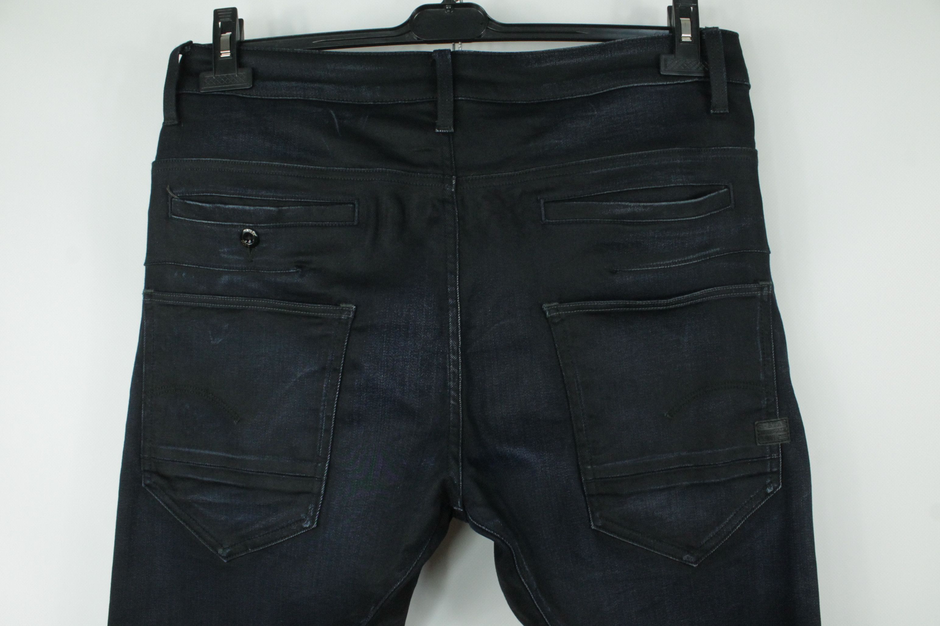 G-Star G-Star Raw D-Staq 3D Slim Dark Aged Denim Jeans Size US 33 - 10 Thumbnail