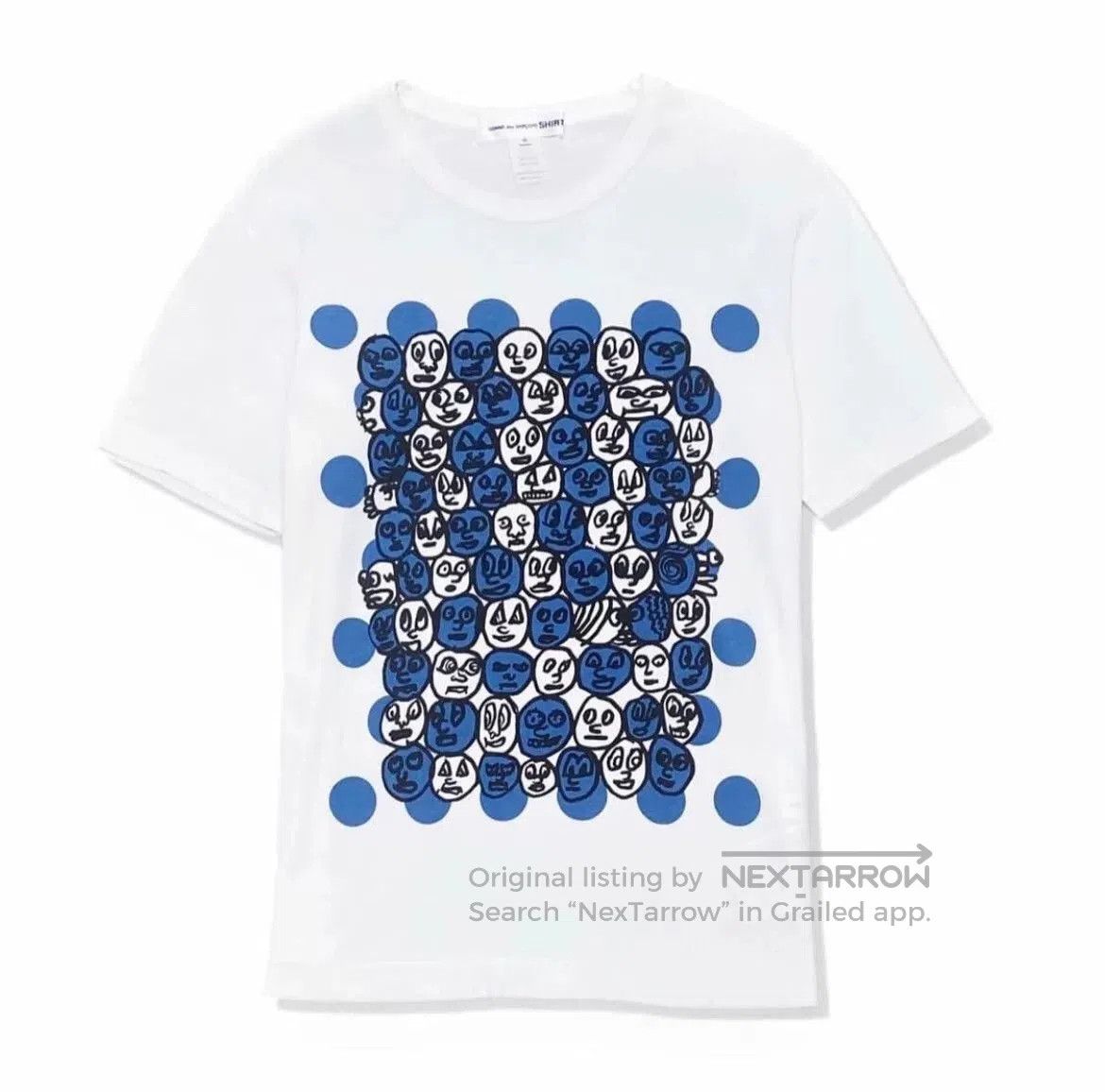Comme des Garcons PLAY Comme des Garçons Graphic Short Sleeve T-Shirt. Size US M / EU 48-50 / 2 - 1 Thumbnail