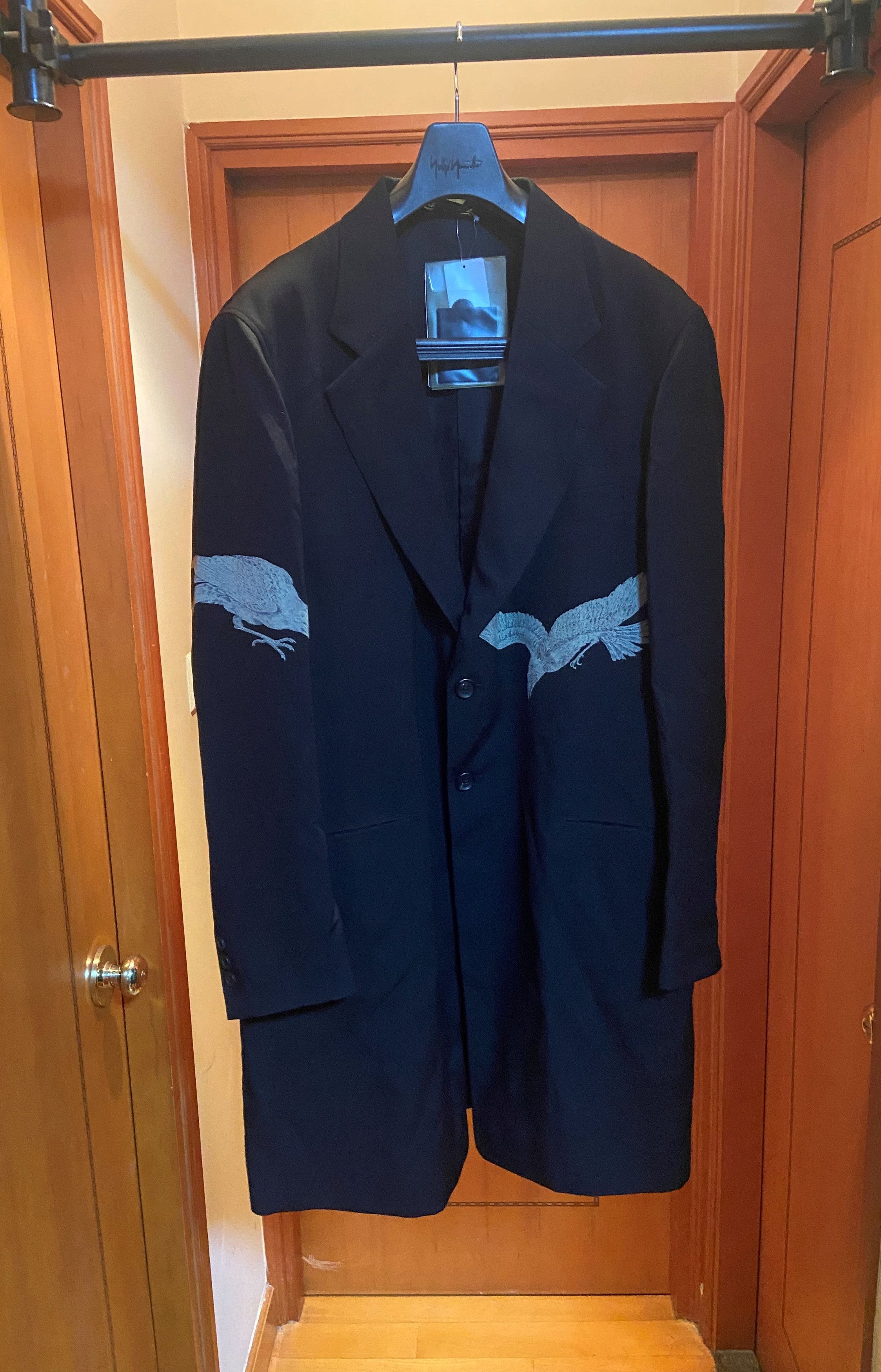 Yohji Yamamoto Yohji Yamamoto 11aw Front Karasu Coat (Replica) Size US XL / EU 56 / 4 - 2 Thumbnail