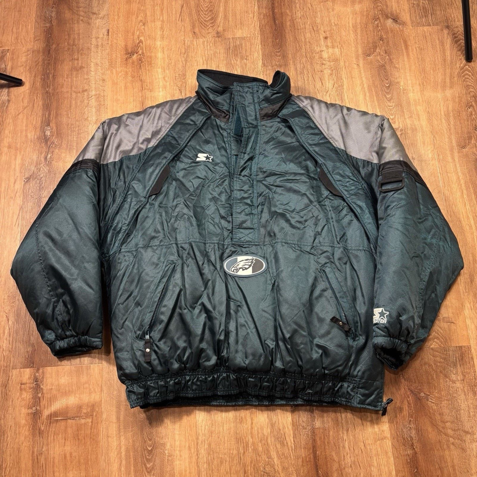 Starter Vintage Starter Philadelphia Eagles Puffer Jacket Mens 2XL Size US XXL / EU 58 / 5 - 1 Thumbnail