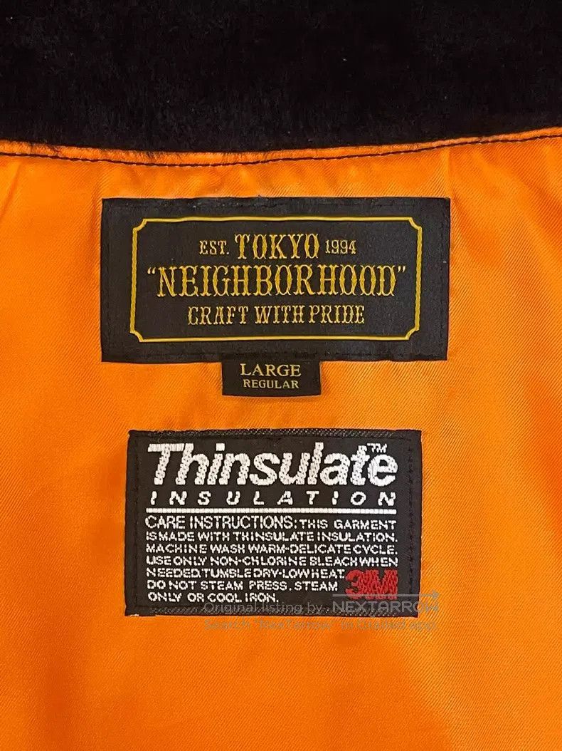 Neighborhood Neighborhood Air Force Collar Kung Fu Chinese Jacket Insul Size US L / EU 52-54 / 3 - 4 Thumbnail