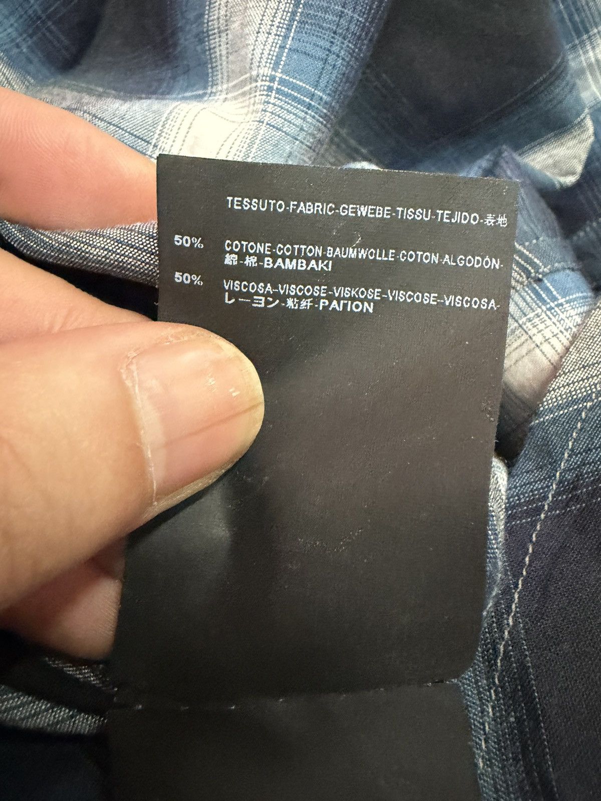 Saint Laurent Paris SAINT LAURENT FW14 BLUE SHIRT Size US L / EU 52-54 / 3 - 7 Thumbnail