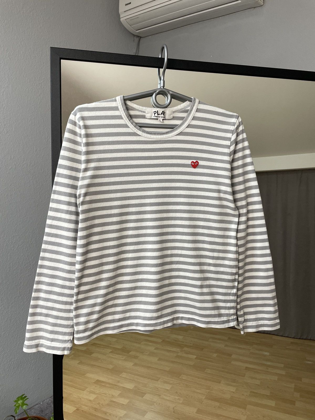 Comme des Garcons Vintage 00s Play Comme des Darcons Long sleeve Striped Tee Size S / US 4 / IT 40 - 1 Thumbnail