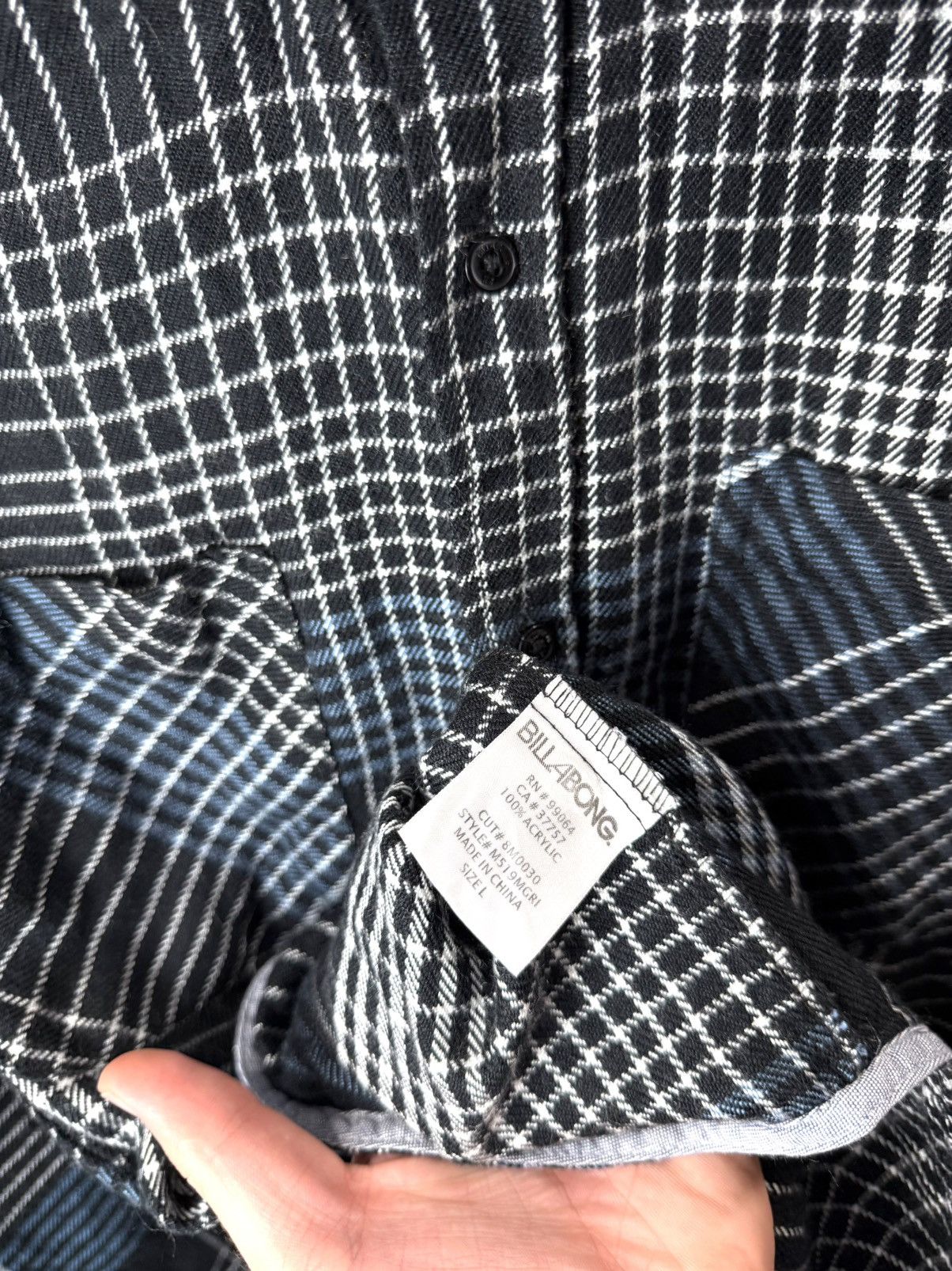 Billabong 00’s Vintage Billabong Plaid Checkered Shirt Flannel Size US L / EU 52-54 / 3 - 6 Thumbnail