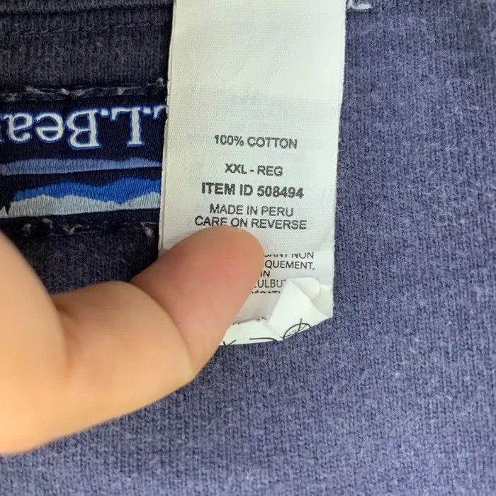 L.L. Bean Vintage L.L. BEAN USA Natural Indigo Dyed Sun Faded Size US XXL / EU 58 / 5 - 9 Thumbnail