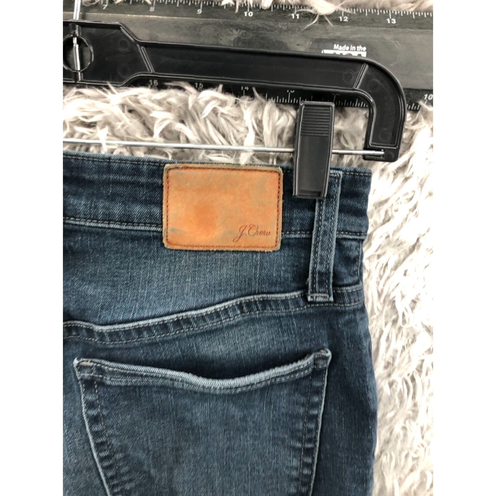 J.Crew J.CREW Toothpick Jeans Womens Size 26 Dark Wash Blue Denim 5-Pocket Skinny Size 26" / US 2 / IT 38 - 6 Thumbnail