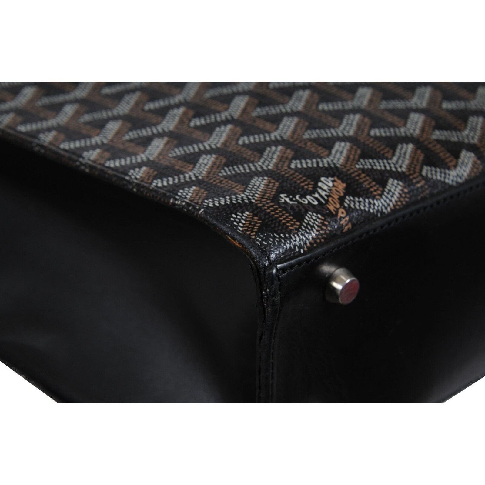 Goyard Comores GM Tote Bag Leather Coated Canvas - 02281 Size ONE SIZE - 7 Thumbnail