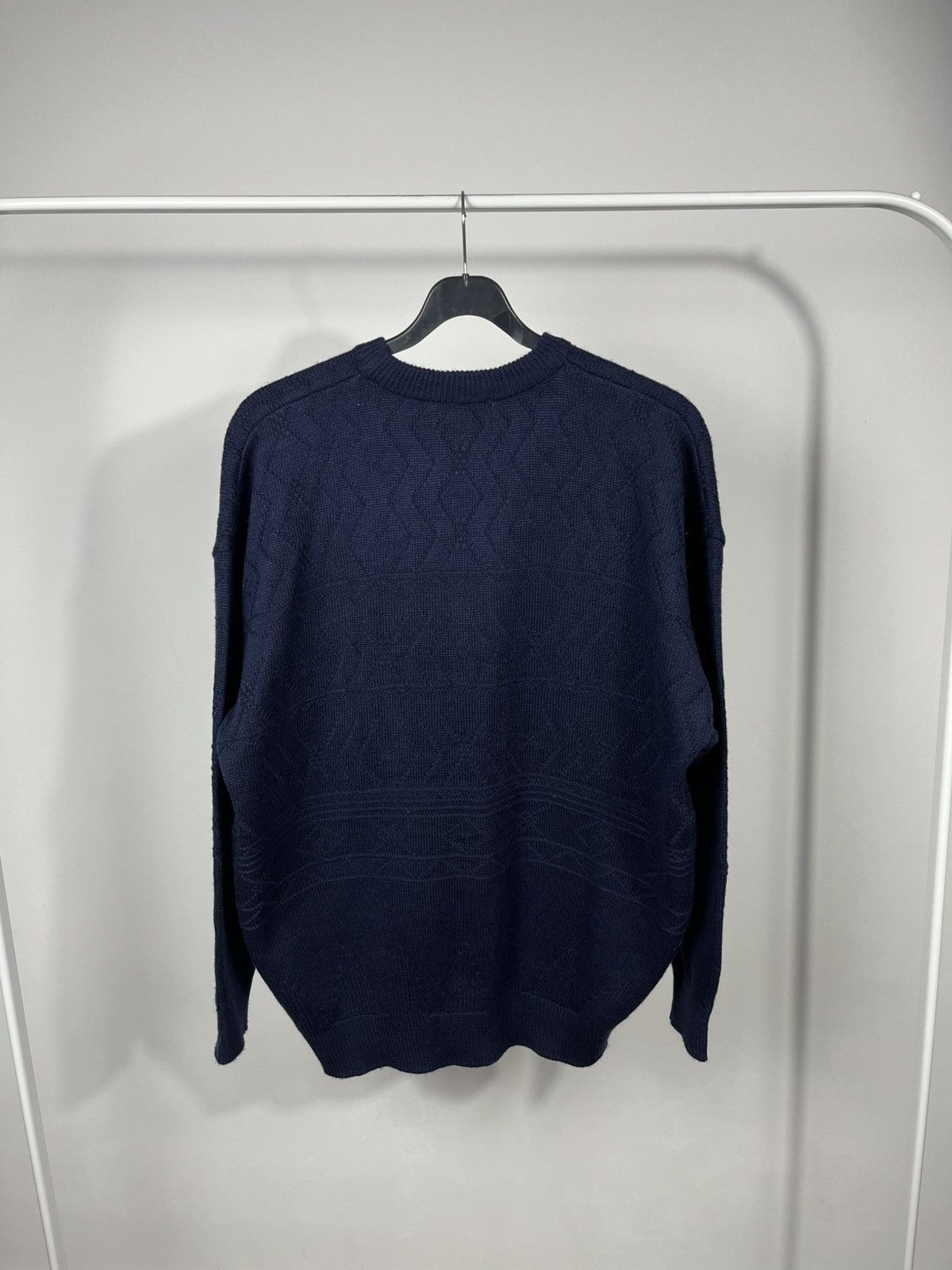 Other Vintage Navy Knit Sweater Hunting Embroidery Dog Man Size US M / EU 48-50 / 2 - 10 Thumbnail