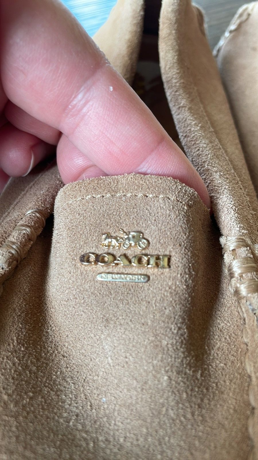 Coach Coach Amber Suede Driving Moccasins Size US 7.5 / IT 37.5 - 3 Thumbnail