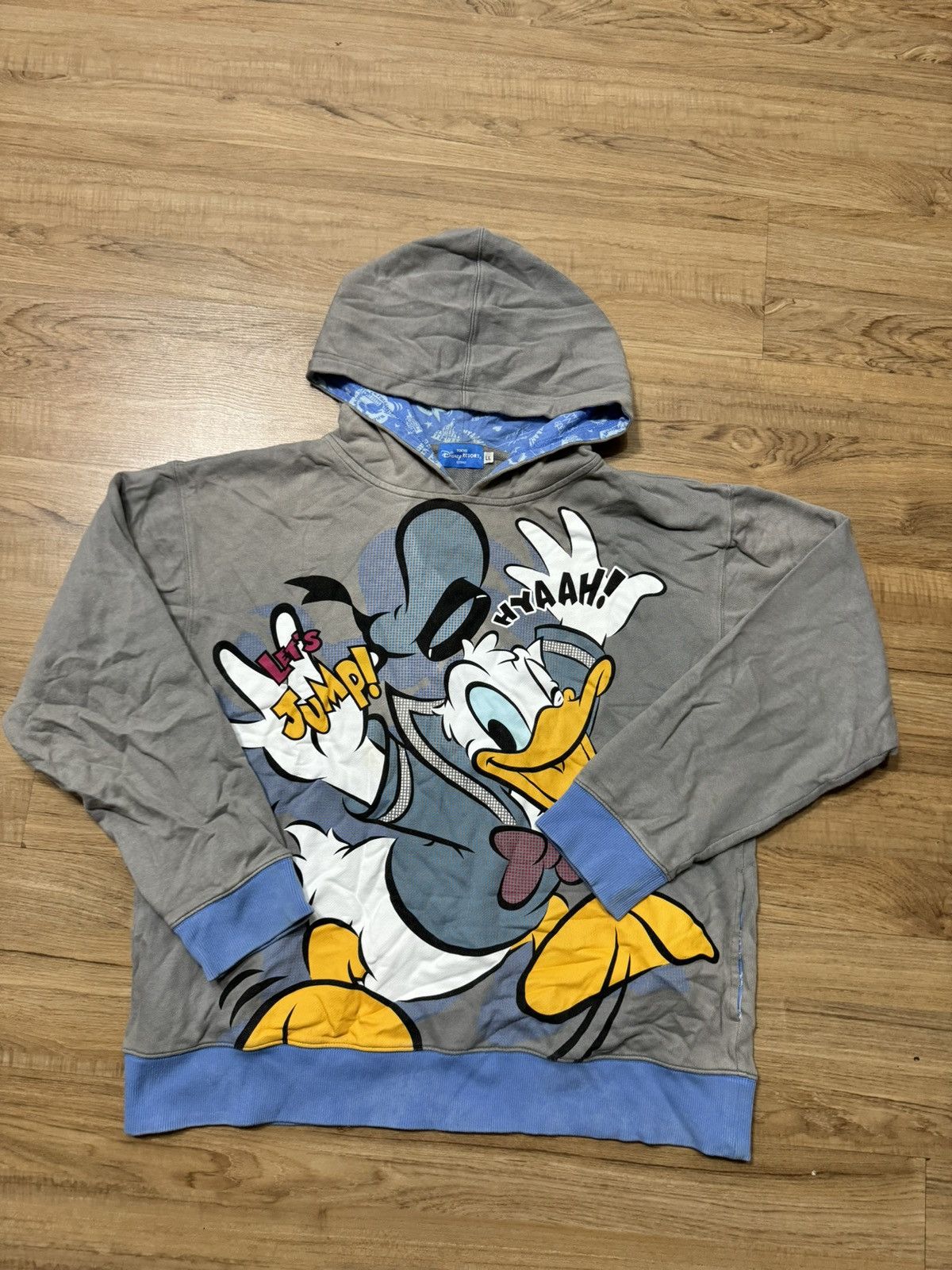 VINTAGE FULL PRINT DONALD DUCK HOODIE