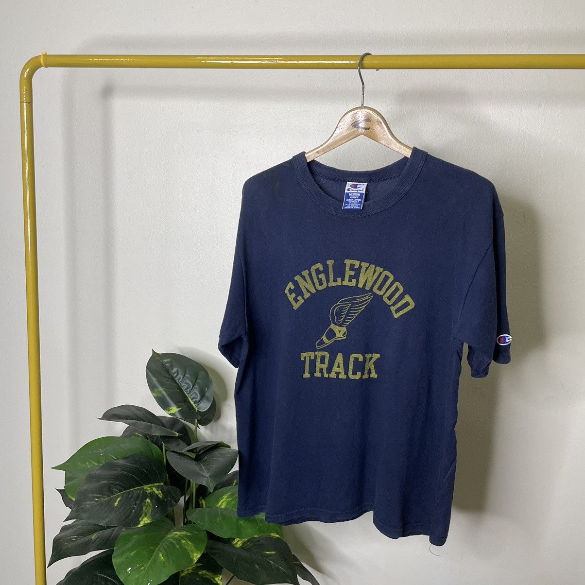 Champion × Vintage Vintage 2000s Champion x Englewood Track Crewneck T Shirt Size US L / EU 52-54 / 3 - 1 Thumbnail