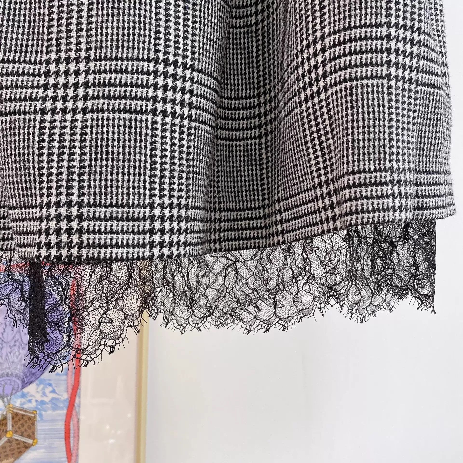 Dior Dior lace check skirt 44 Size 32" / US 10 / IT 46 - 4 Thumbnail