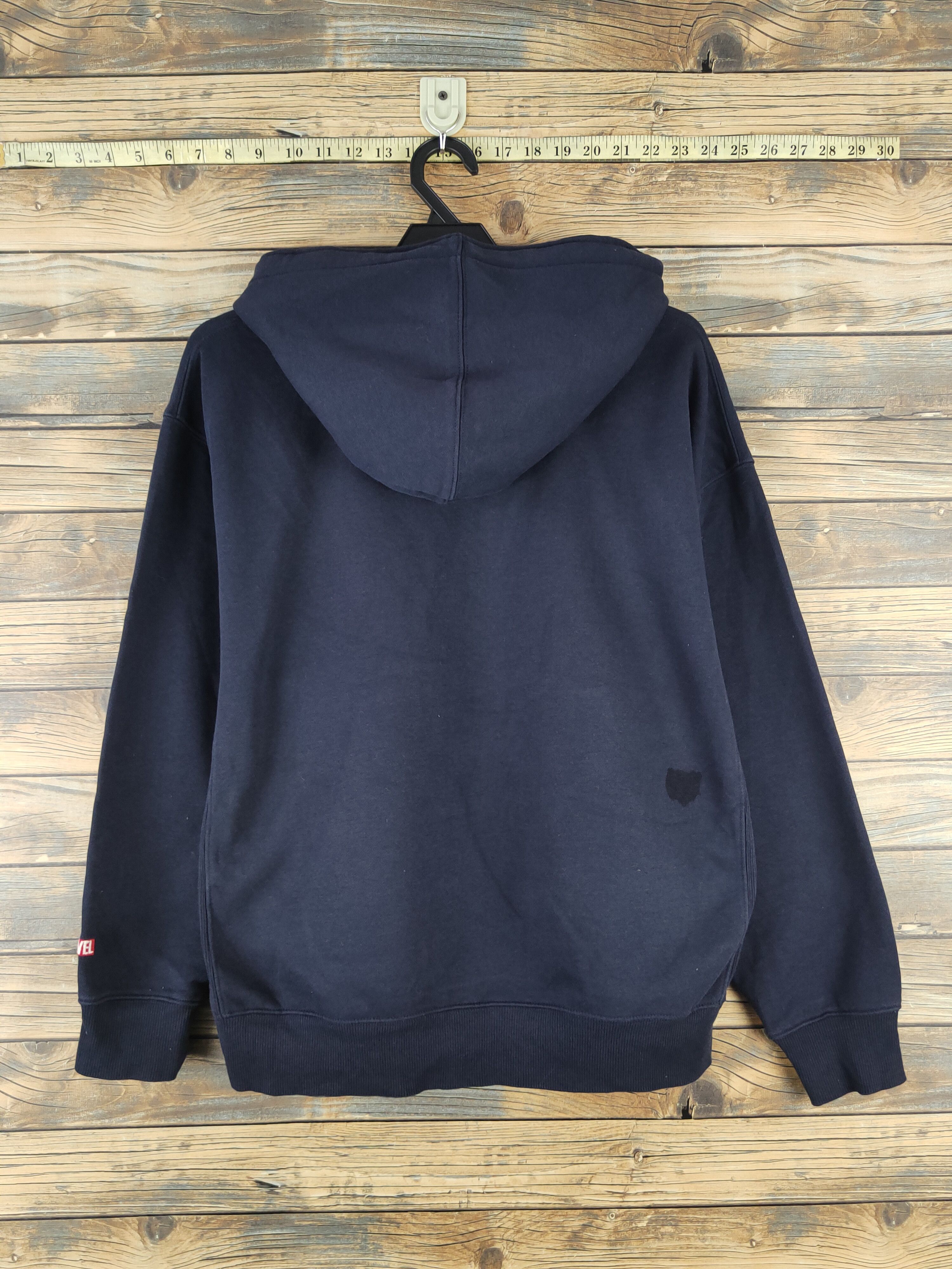 Marvel Comics DL GU Marvel Comics Navy Hoodie Sweatshirts #1968 Size US S / EU 44-46 / 1 - 8 Thumbnail