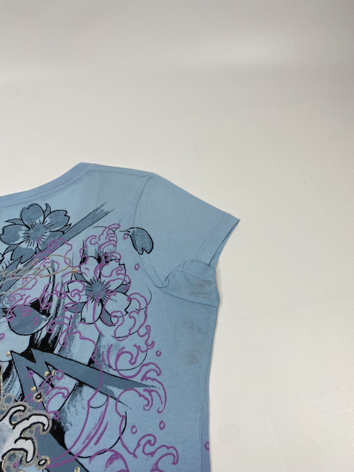 Ed Hardy 🔥LASTDROP🔥 Ed Hardy Carp Koi Fish Flowers Water t-shirt Size L / US 10 / IT 46 - 15 Thumbnail
