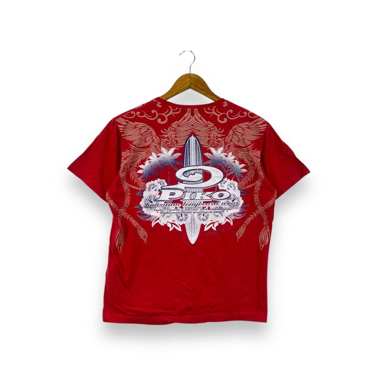 Vintage Vintage PIKO HAWAII PHOENIX Longboard Wear Tribal Tee Shirt Size US L / EU 52-54 / 3 - 1 Thumbnail
