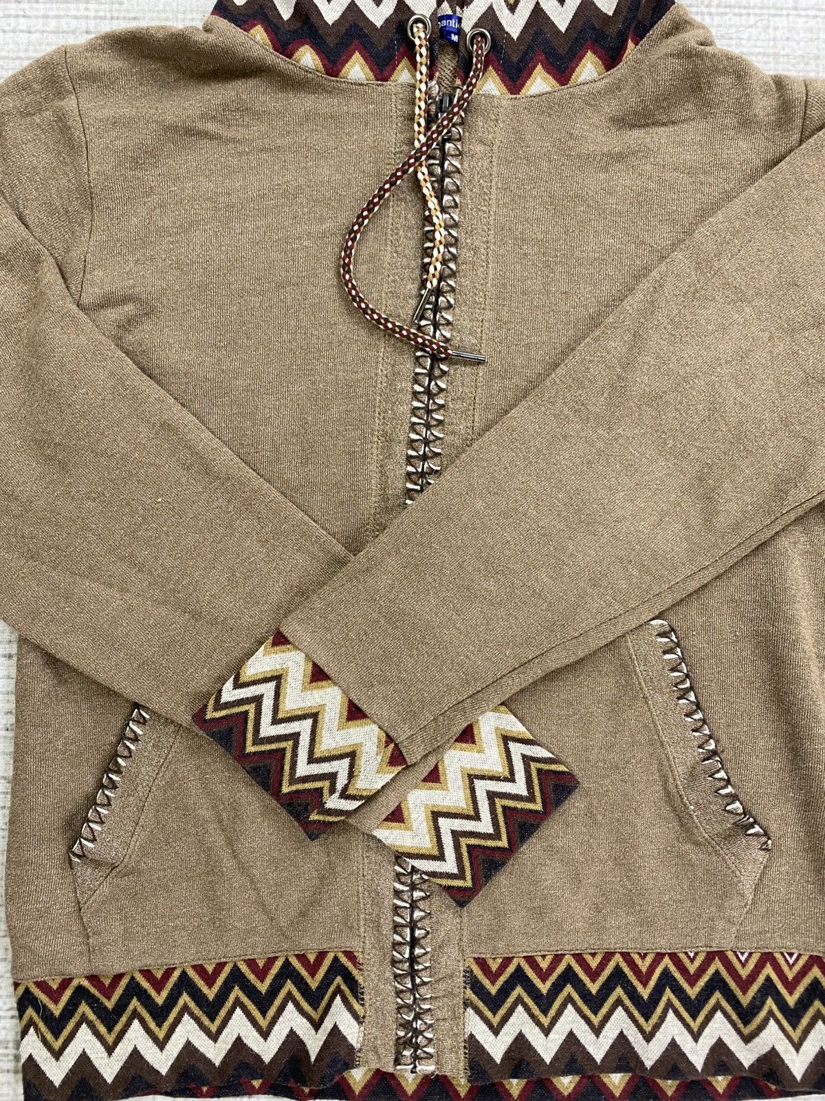 Japanese Brand × Vintage × semanticdesign Vintage Semantic Design Navajo Style Hoodie Jacket Size US M / EU 48-50 / 2 - 6 Thumbnail