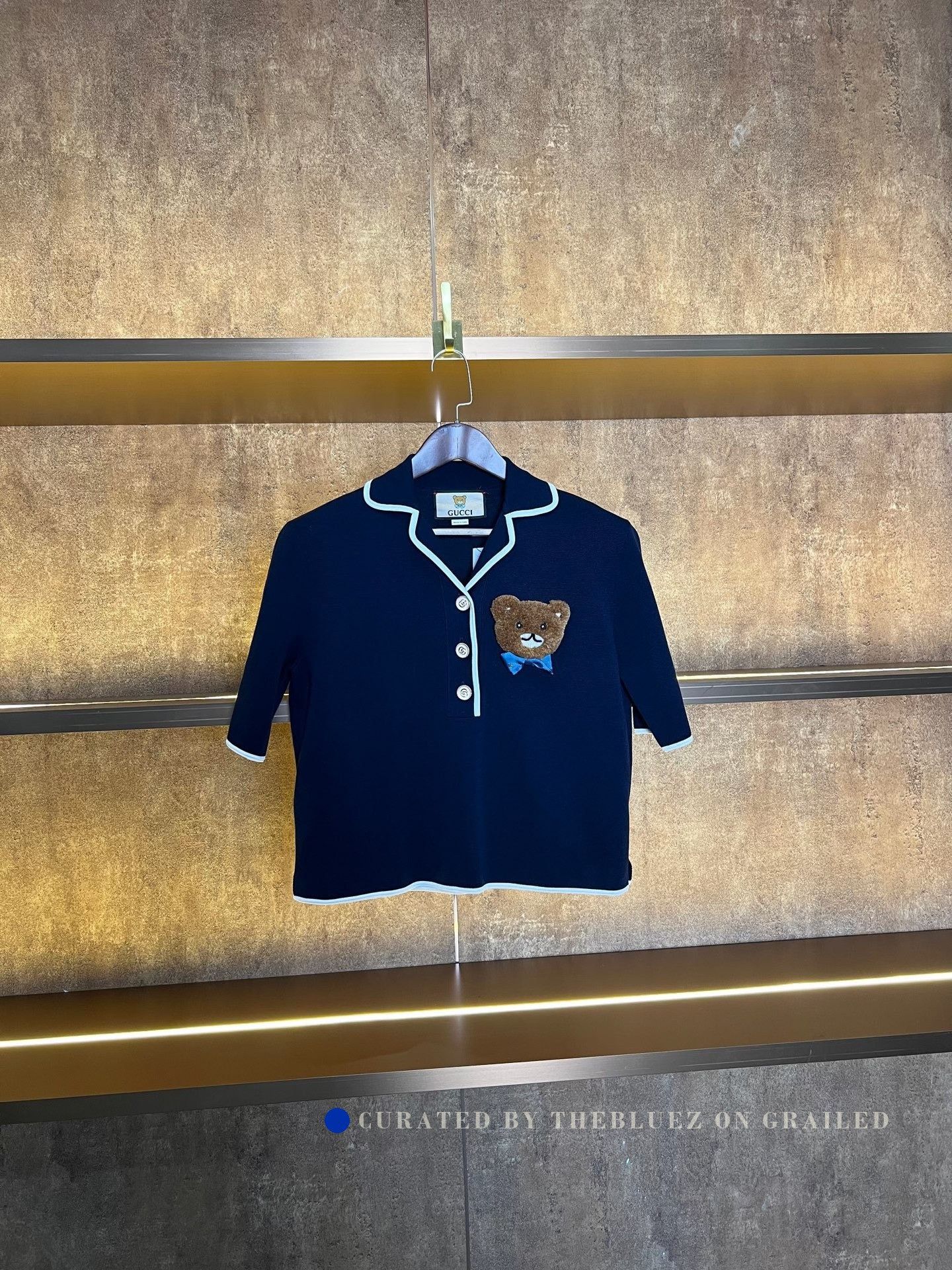 Gucci Gucci Kai Bear Silk Blend Knit Top Size M / US 6-8 / IT 42-44 - 1 Thumbnail
