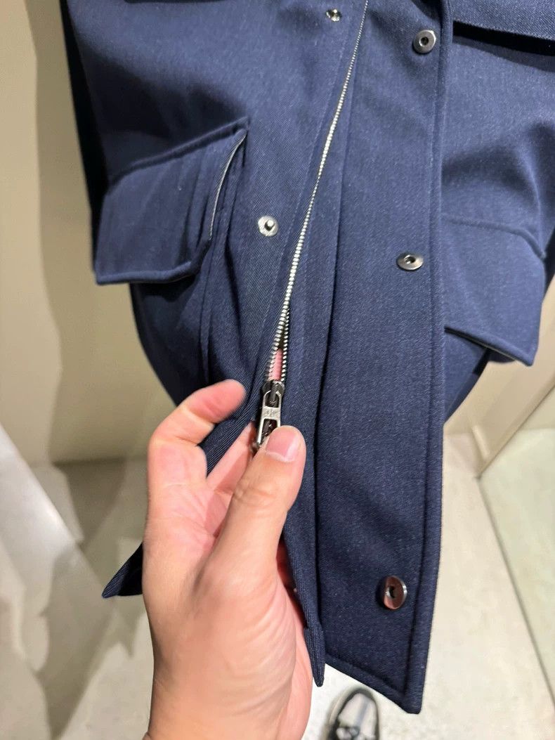 Loro Piana LORO PIANA The classic men's turned-down collar traveler j Size US M / EU 48-50 / 2 - 4 Thumbnail