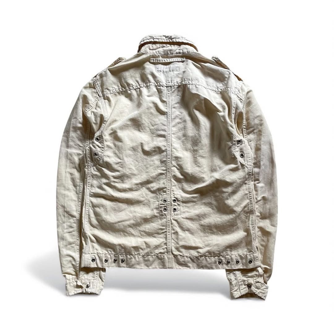 Prada 00’s Prada Sport Cotton/Linen Eyelet Work Jacket Size US M / EU 48-50 / 2 - 2 Thumbnail
