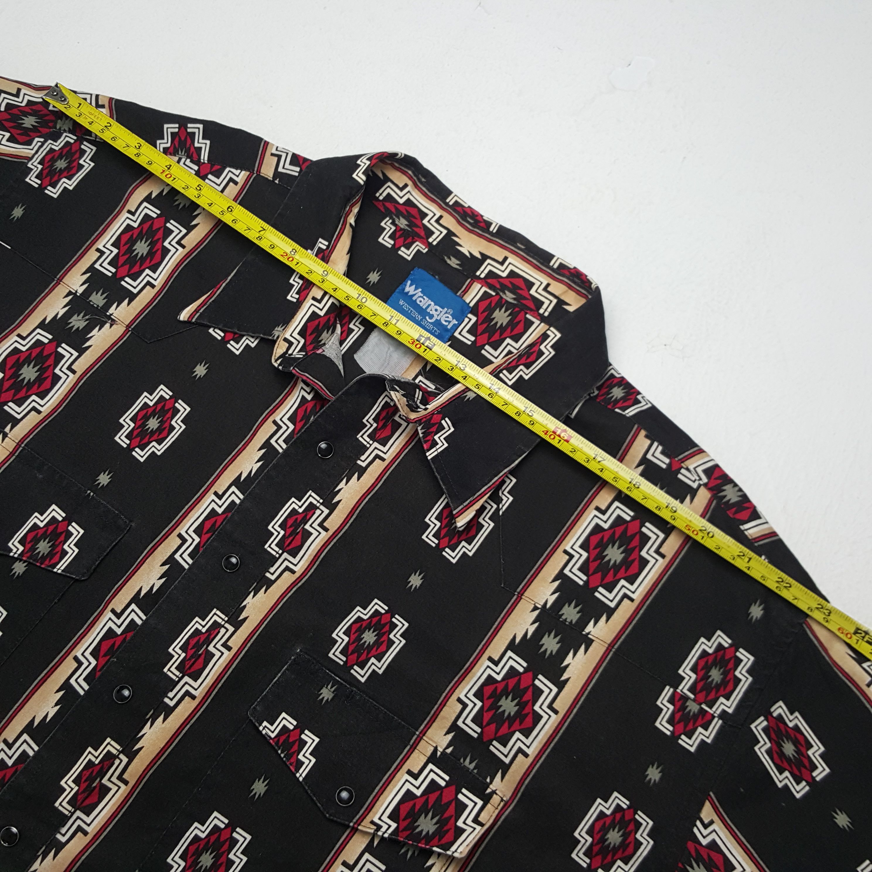 Vintage × Wrangler Vintage Wrangler American Retro Shirt Button Up Size US XXL / EU 58 / 5 - 5 Thumbnail