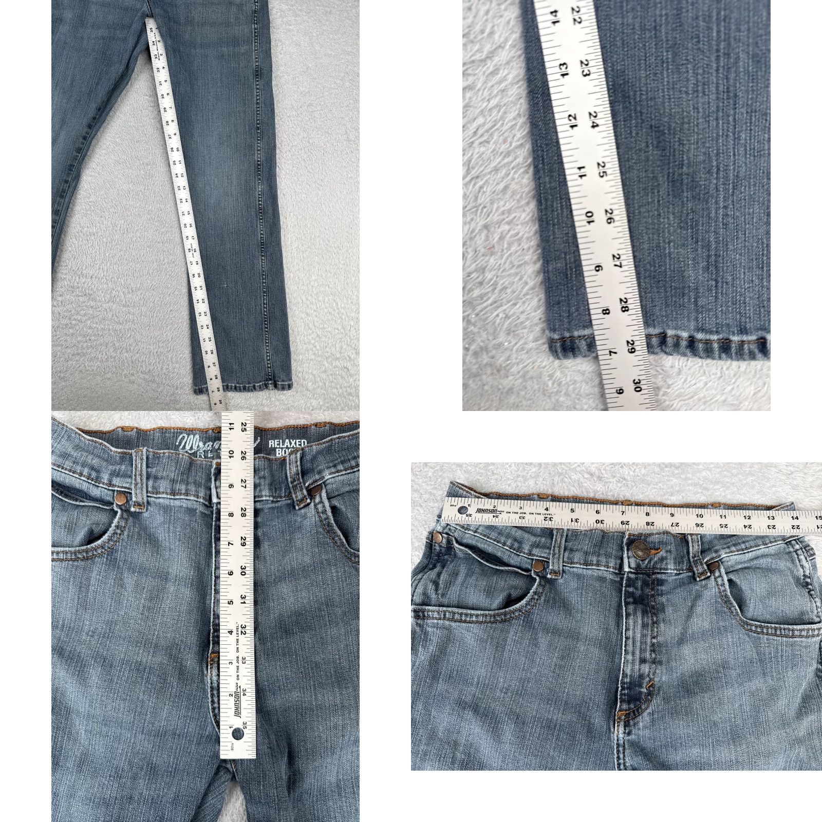 Wrangler VINTAGE Wrangler Jeans Mens 30 Blue Denim Retro Relaxed Fit Bootcut Jean Falls City 30L Size US 30 / EU 46 - 8 Thumbnail
