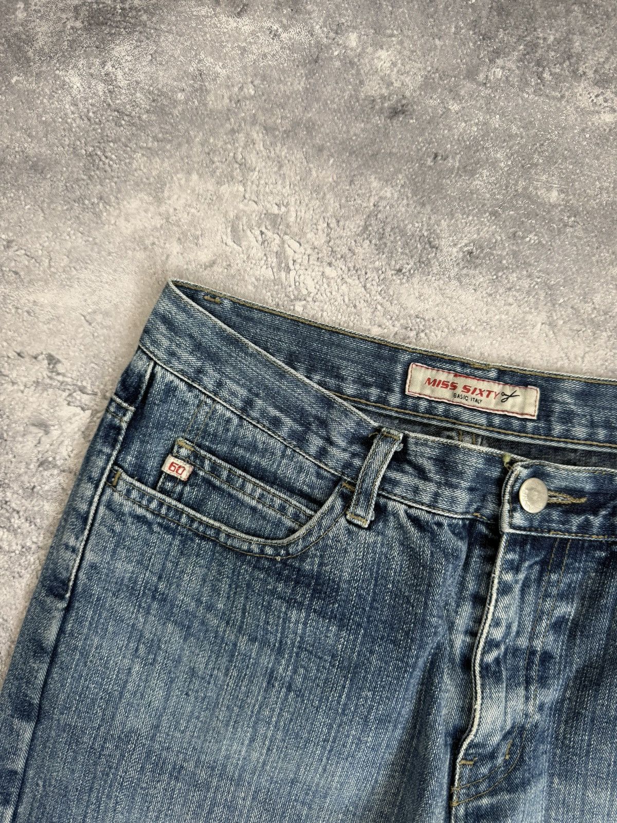 Miss Sixty Vintage Y2K Miss Sixty Flared Low Rise Jeans Hype Streetwear Size 29" - 21 Thumbnail