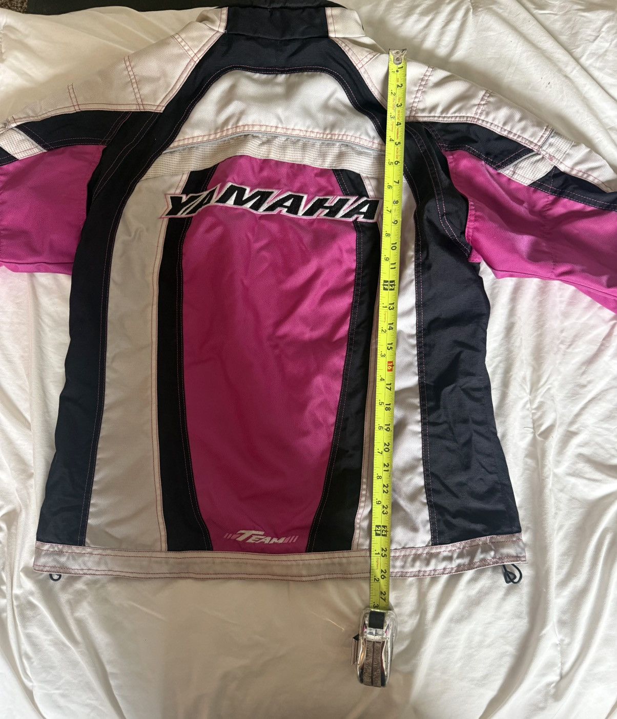 Yamaha Womens Pink Yamaha Race Jacket Size L / US 10 / IT 46 - 6 Thumbnail