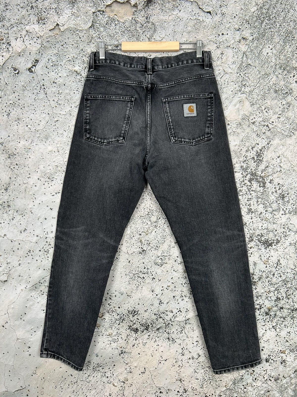 Carhartt Carhartt WIP Newel Pant Washed Black Denim Jeans Skate Size US 28 / EU 44 - 1 Thumbnail