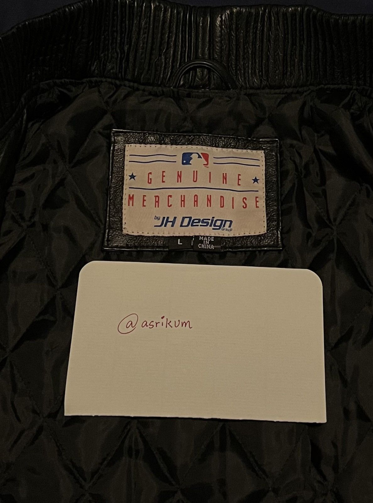 MLB RARE MLB Jeff Hamilton New York Yankees Leather Jacket Size US L / EU 52-54 / 3 - 9 Thumbnail