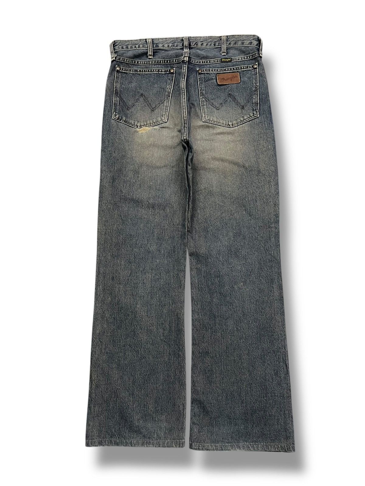 Wrangler Bootcut Vintage 90s Wrangler Blue Bell USA - Faded Mud Wash Size US 32 / EU 48 - 3 Thumbnail
