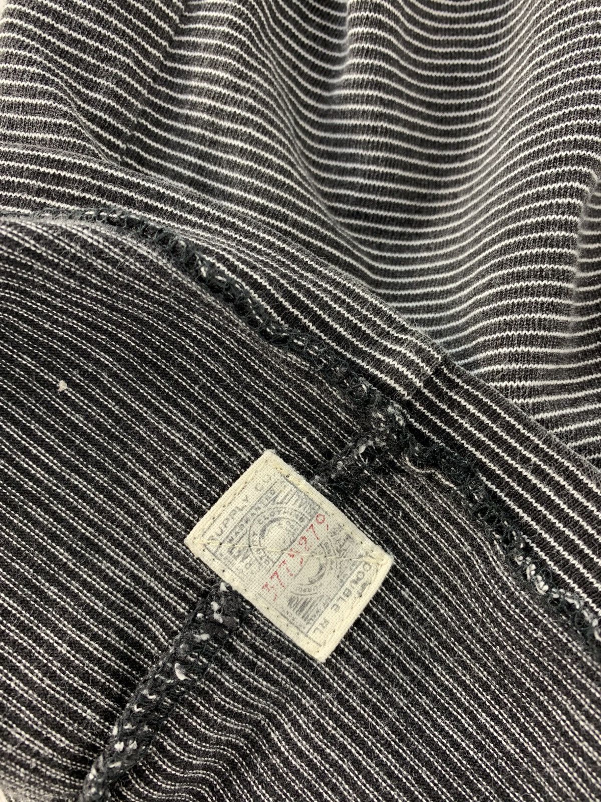 Ralph Lauren Double RRL Ralph Lauren Crewneck Single Pocket Striped Tee Size US S / EU 44-46 / 1 - 10 Thumbnail