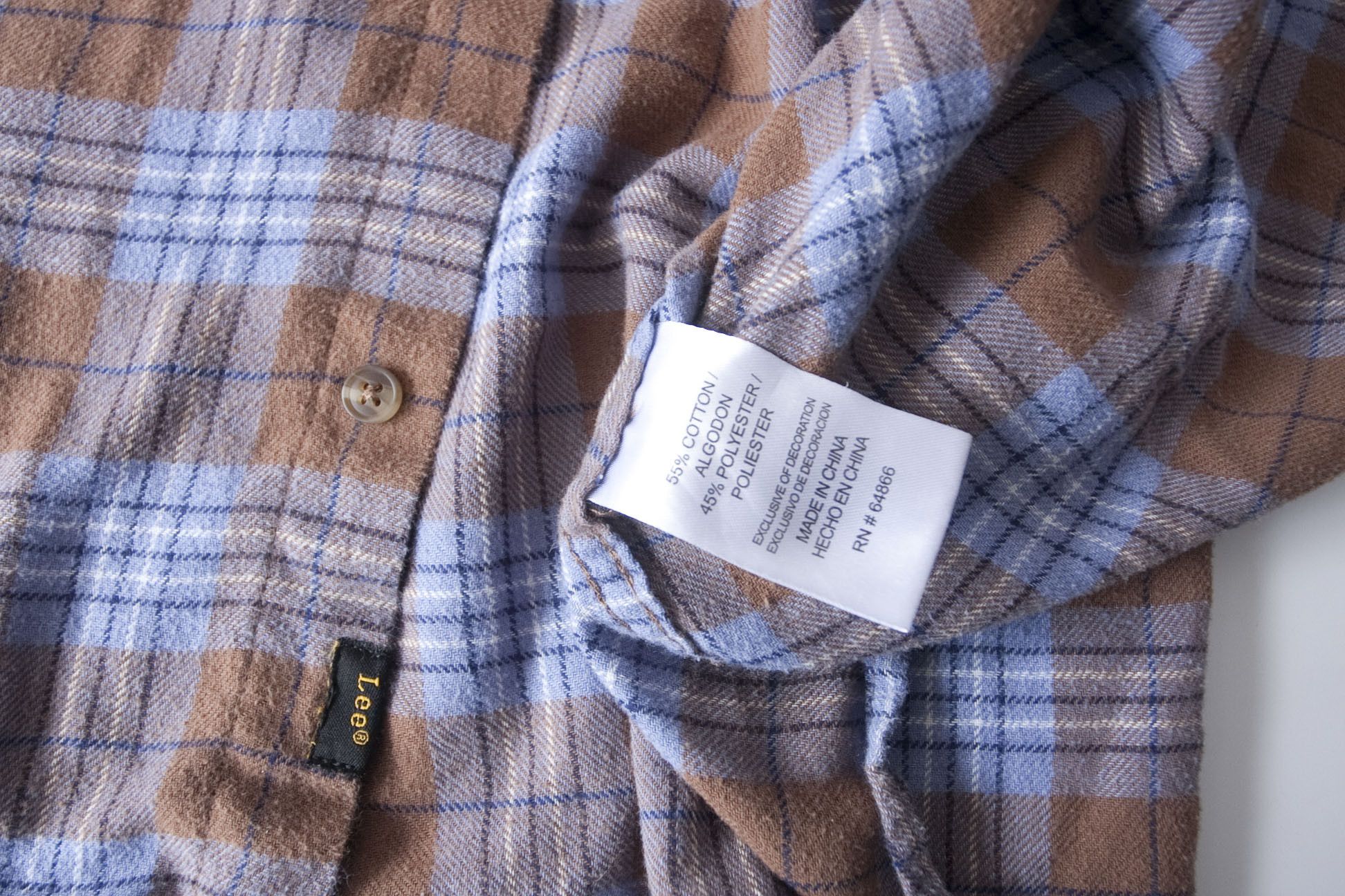 Lee Lee Shirt Flannel Regular Fit Size XL Plaid Size US XL / EU 56 / 4 - 3 Thumbnail