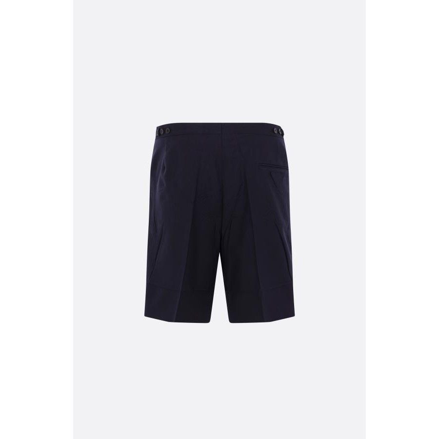 Prada PRADA Blue Mohair Wool Shorts New & Authentic (Men's size:US Size US 34 / EU 50 - 2 Thumbnail
