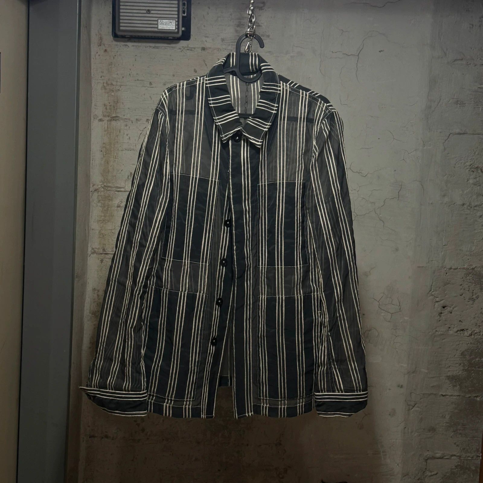 Ann Demeulemeester S/S 2015 Ann Demeulemeester transparent organza jacket Size US L / EU 52-54 / 3 - 4 Thumbnail