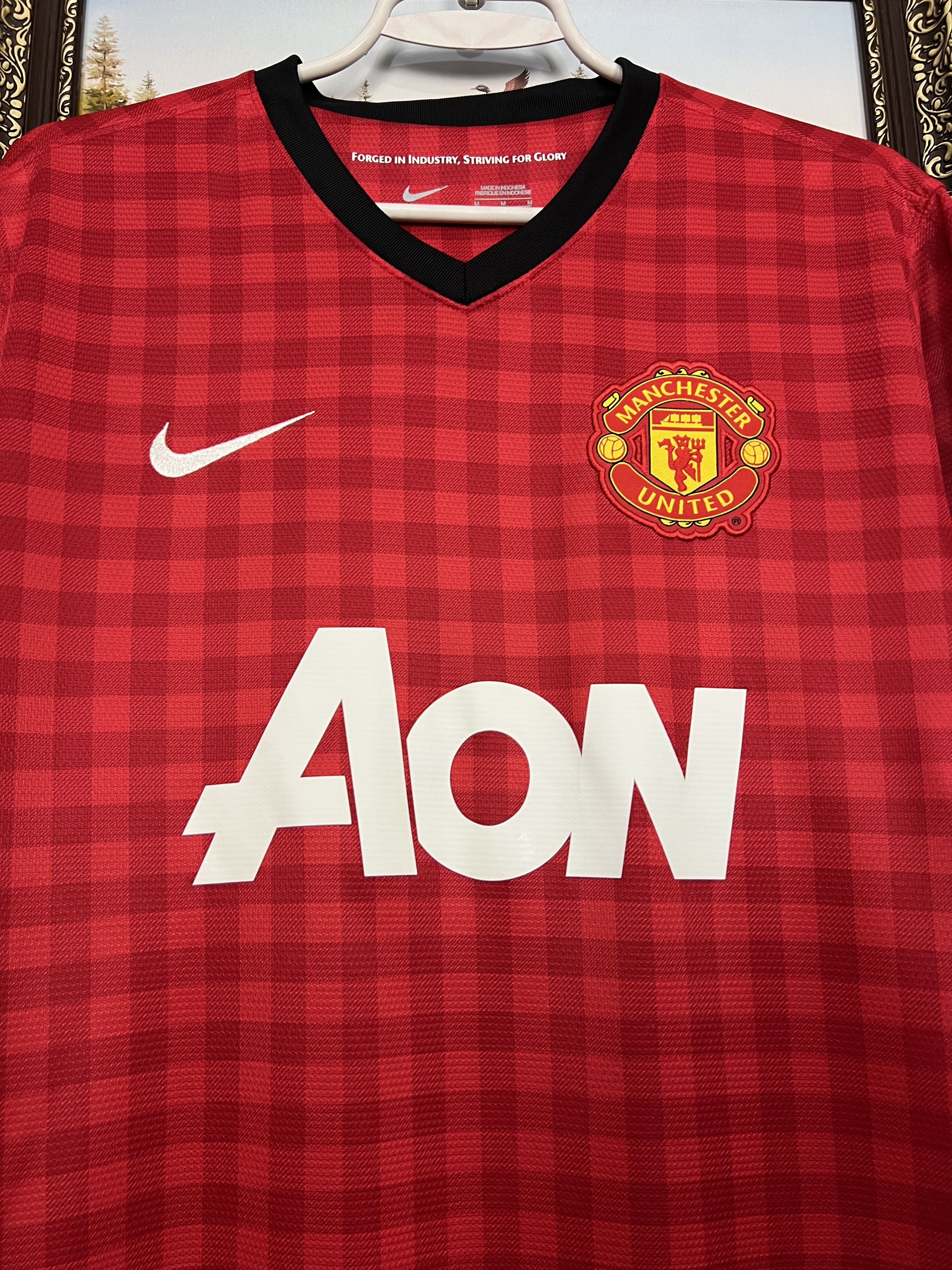 Nike Manchester United Home football shirt Soccer Jersey Trikot Size US M / EU 48-50 / 2 - 3 Thumbnail