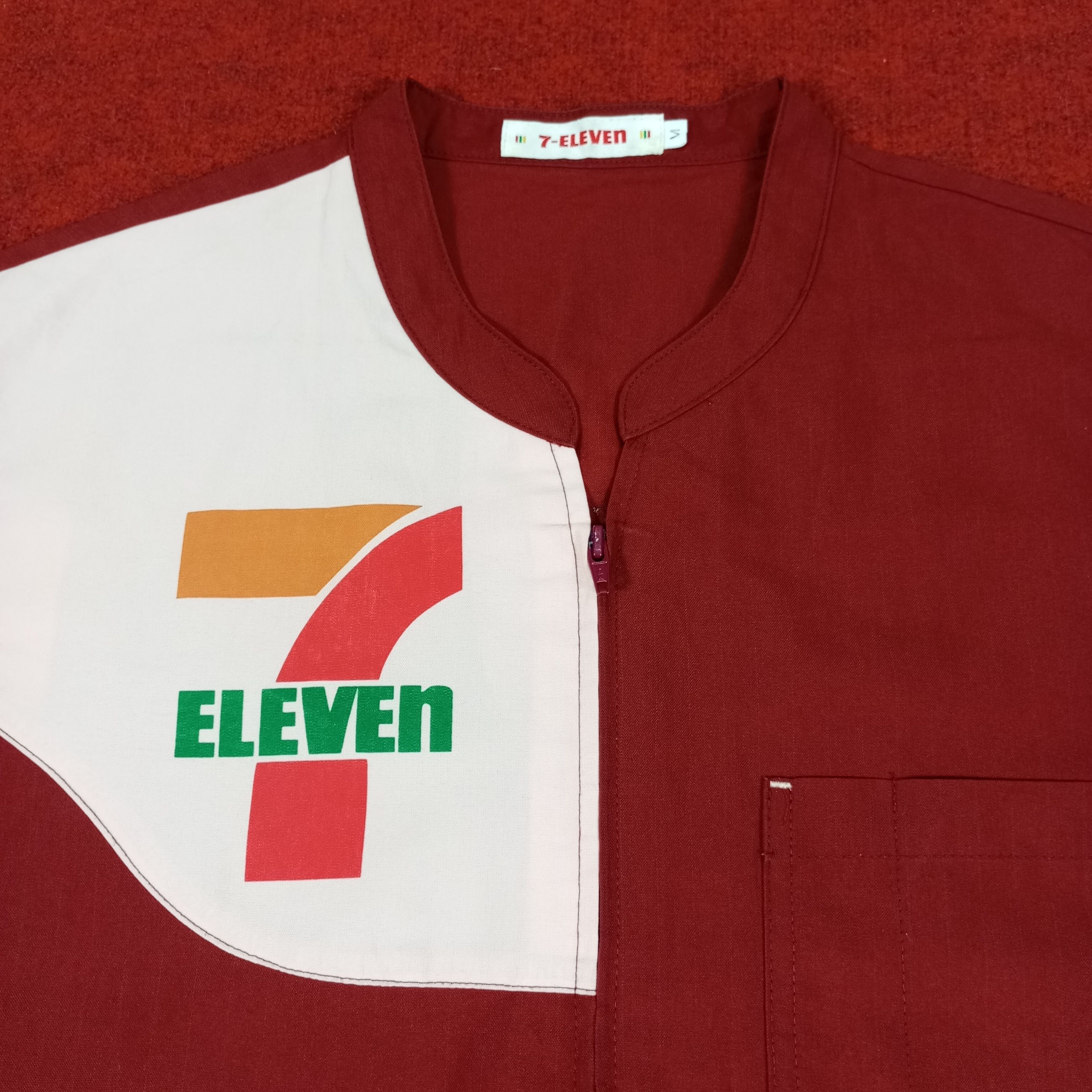 Japanese Brand × Vintage 7 Eleven Japanese Workers Uniform Jacket Size US M / EU 48-50 / 2 - 2 Thumbnail