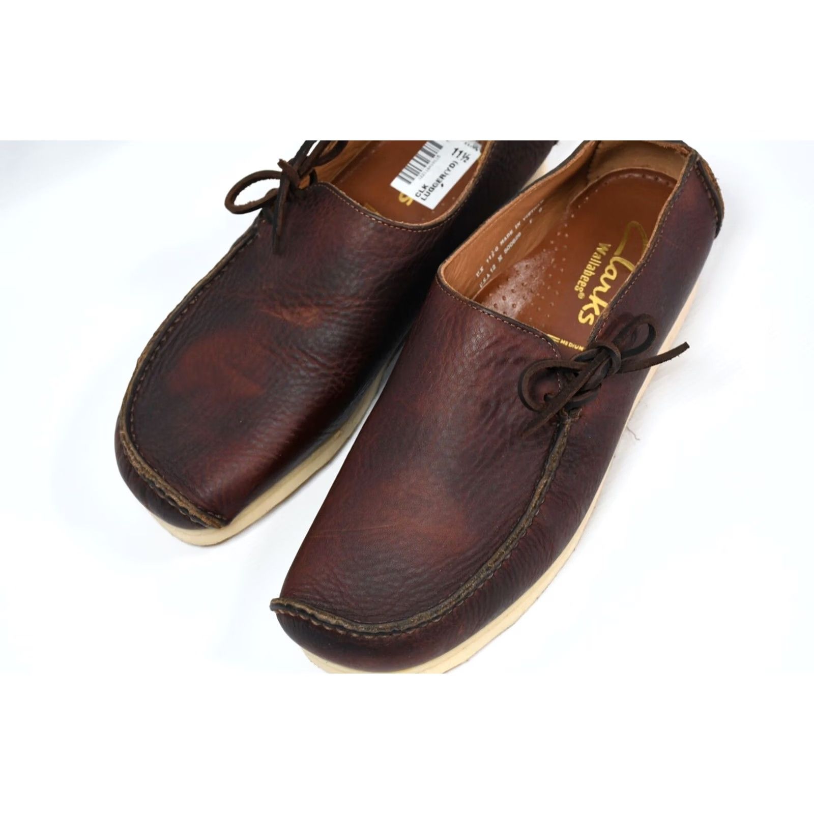 Clarks Clarks Wallabee Boot Brown Men US 12 / UK 11.5 Leather Moccasin Casual Boots Men Mens Size US 12 / EU 45 - 7 Thumbnail