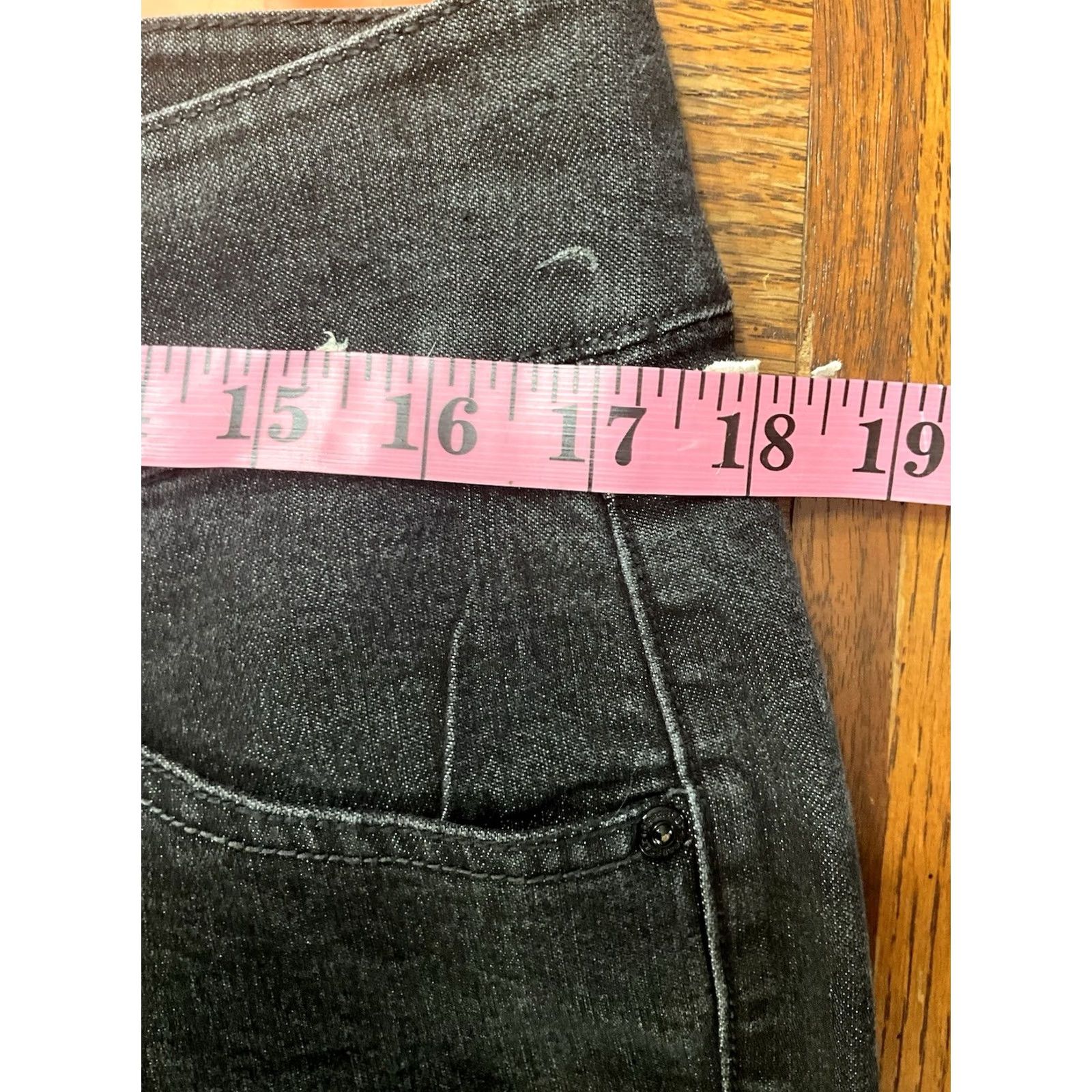 Vintage Jeanstar Jeans Women Size 12 34x31 Dark Black Denim 5-Pocket Zip Regular Straight Modern Comfortable Everyday American Classic Vintage No Size 34" / US 12 / IT 48 - 6 Thumbnail