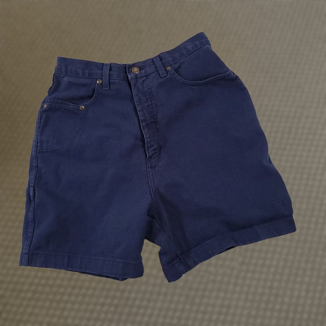 Vintage VINTAGE Christopher & Banks Carpenter Shorts Women's 10 Navy Blue 5" High Rise Size 32" / US 10 / IT 46 - 1 Thumbnail