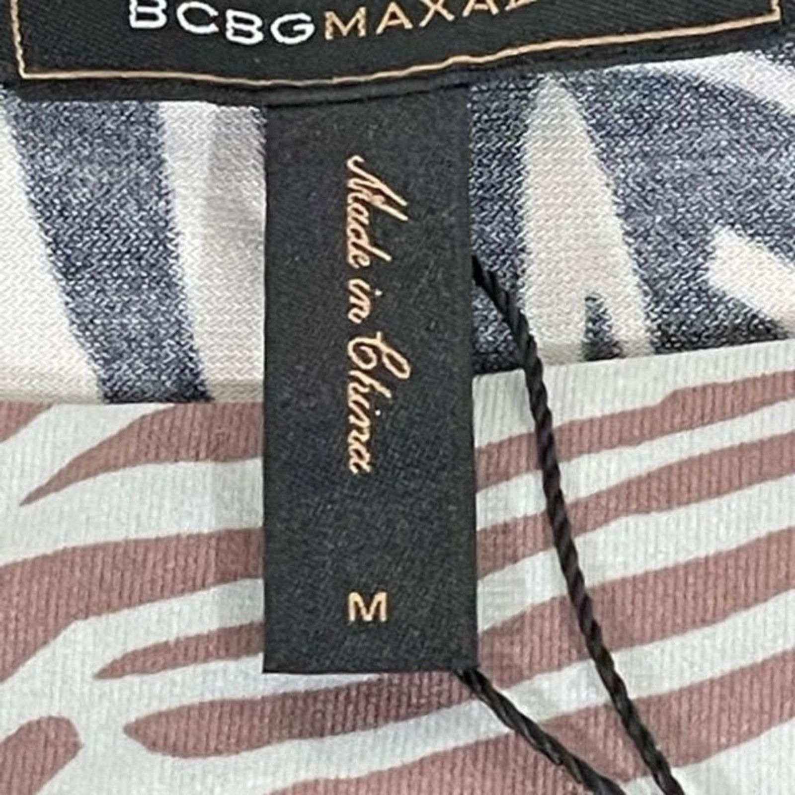 Other BCBGMaxAzria Black White Abstract Shift Dress Size M NWT Size M / US 6-8 / IT 42-44 - 9 Thumbnail