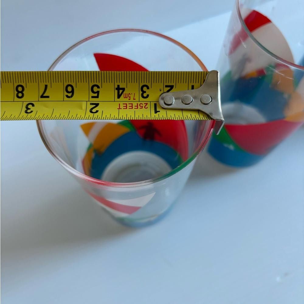 Designer 4 Vintage Sailing Plastic Cups by P. Tardif for NEOVE 80s Size ONE SIZE - 3 Thumbnail