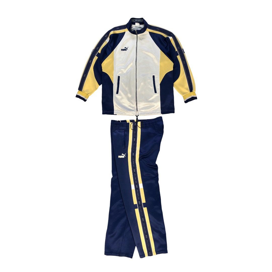Puma Rare Puma Side Tape Track Suit Training Uniform #6253-55 Size US L / EU 52-54 / 3 - 1 Thumbnail