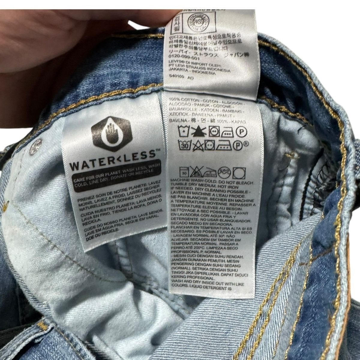 Levi's Levi’s 559 Bangladesh 100% Cotton Jean Pants Men’s 40x32 Size US 40 / EU 56 - 7 Thumbnail