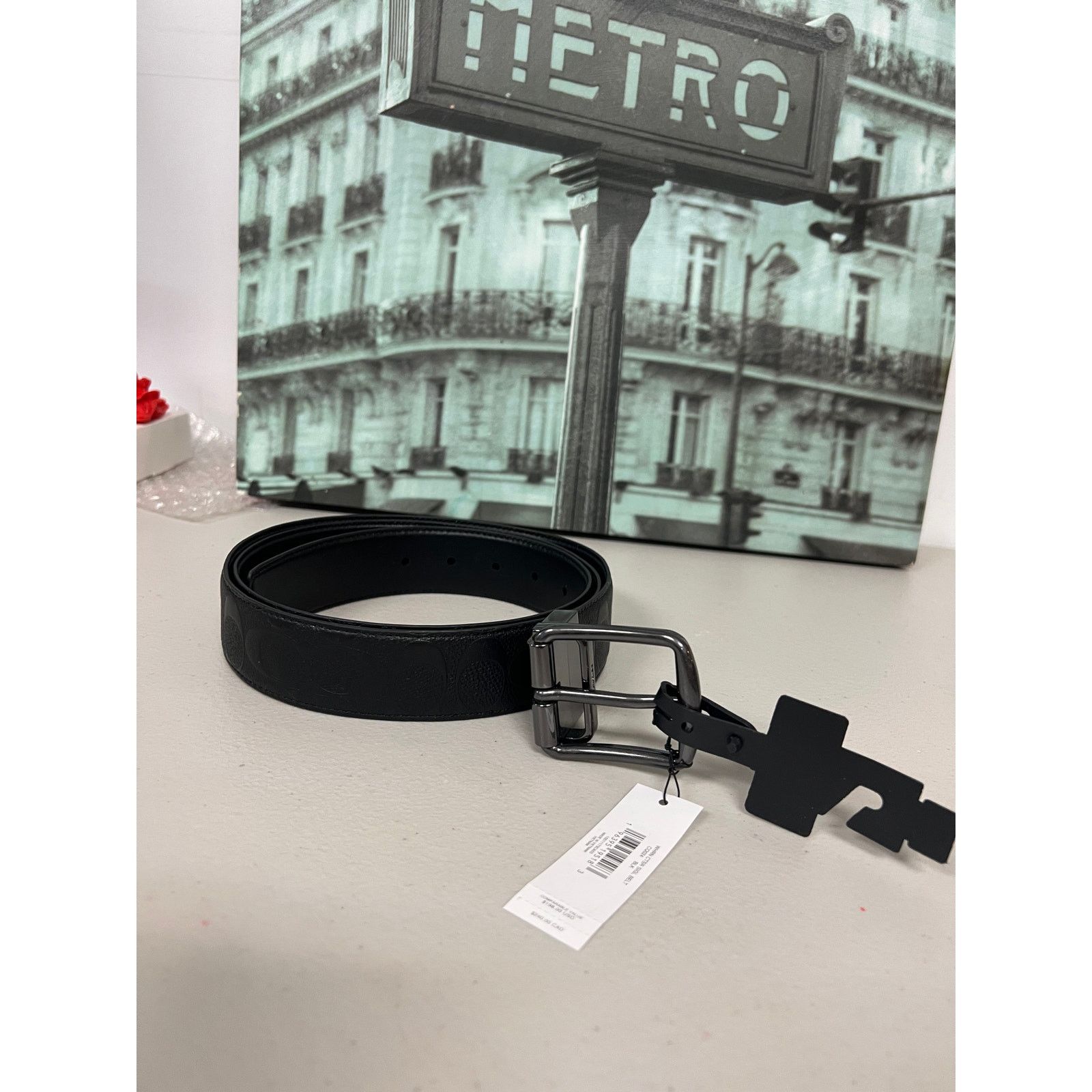 Coach Coach CQ024 Harness Buckle Cut-To-Size Reversible Belt Size ONE SIZE - 5 Thumbnail